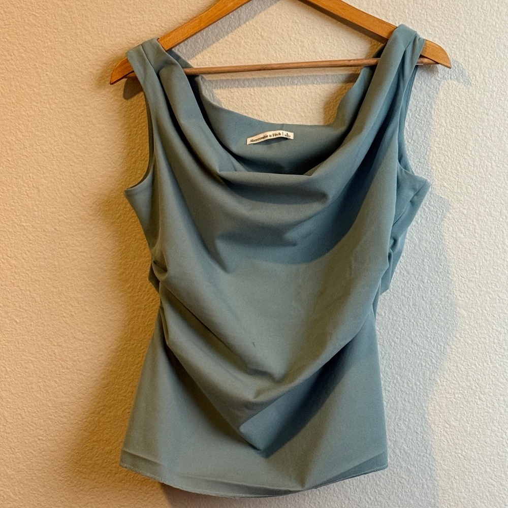 Abercrombie & Fitch Cowl Neck Top Size L